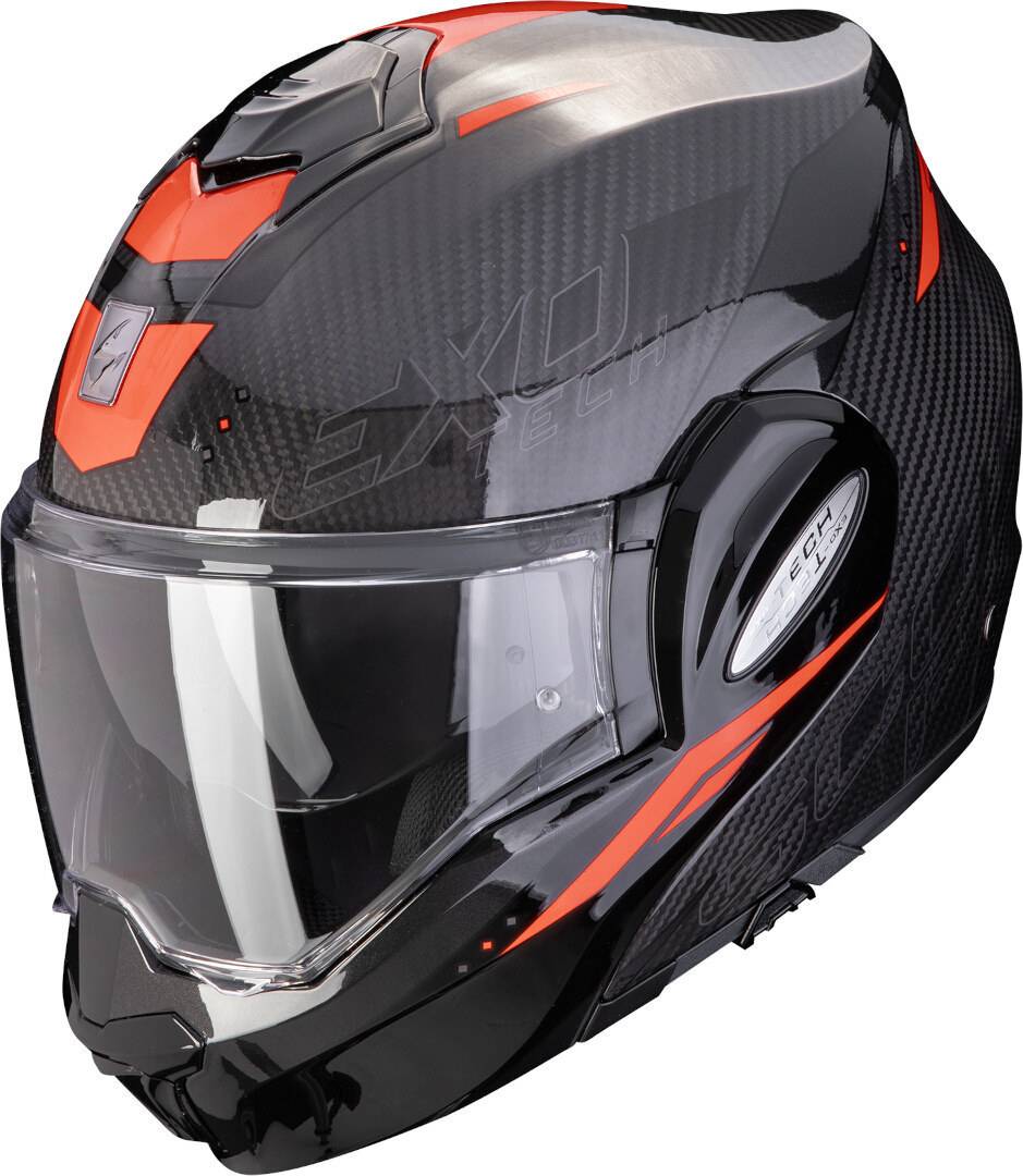 Scorpion exo tech evo carbon Scorpion Exo-Tech Evo Carbon Rover Modulær Hjelm