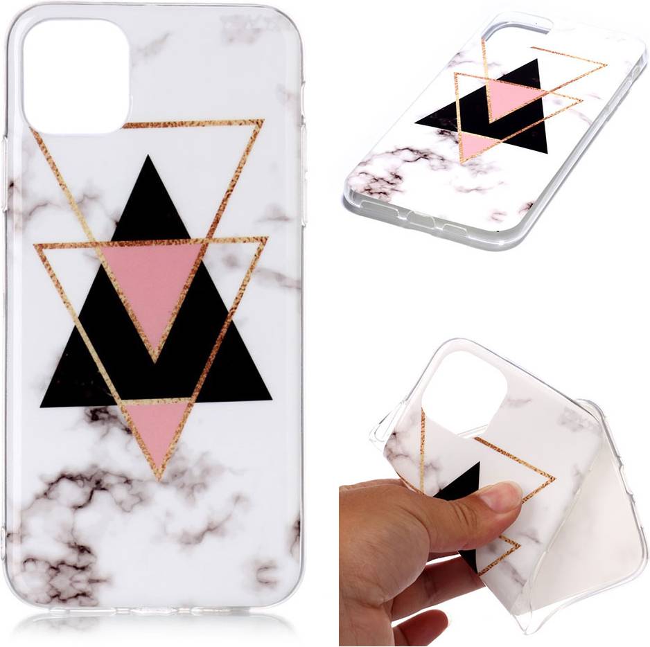 Apple Marble iPhone 11 Pro Max Triangle Shape Case