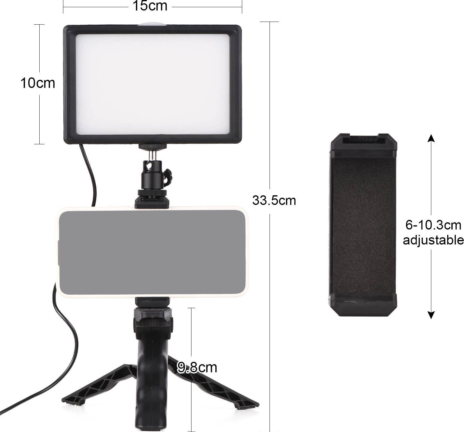 Andoer Desktop Lighting Kit LED Video Light 120PCS