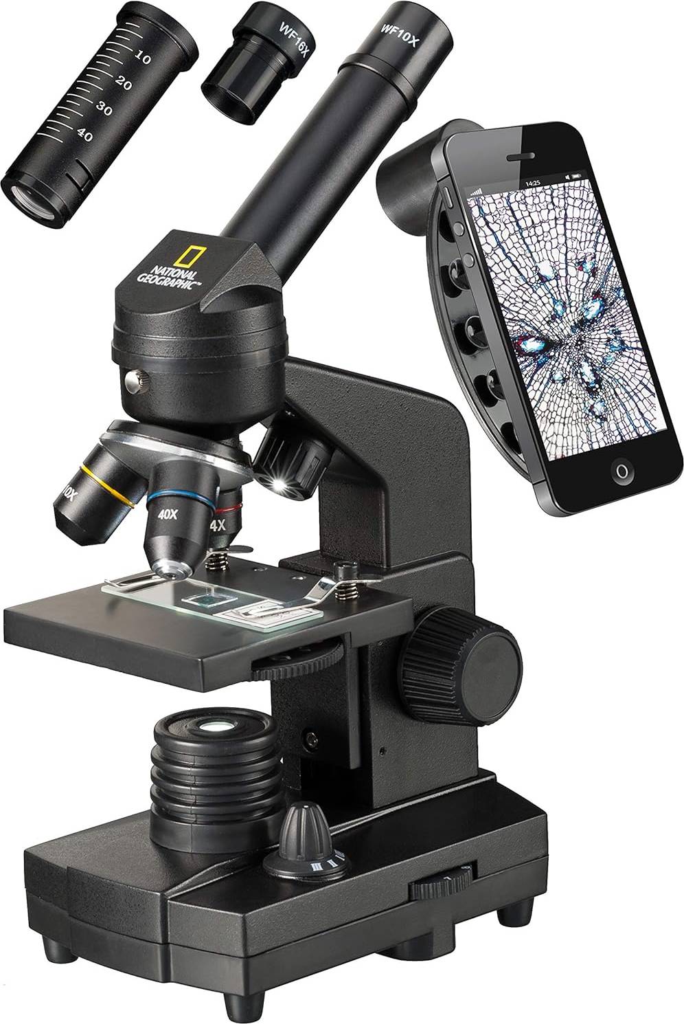 Microscope with Smartphone Adapter