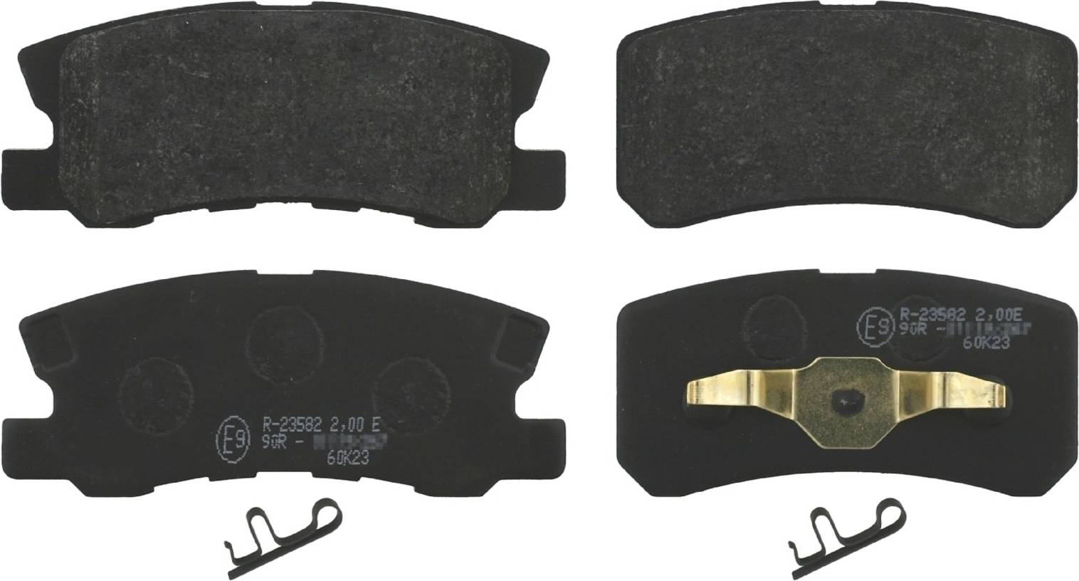 FEBI BILSTEIN Brake Pad Set 16583 Rear Axle