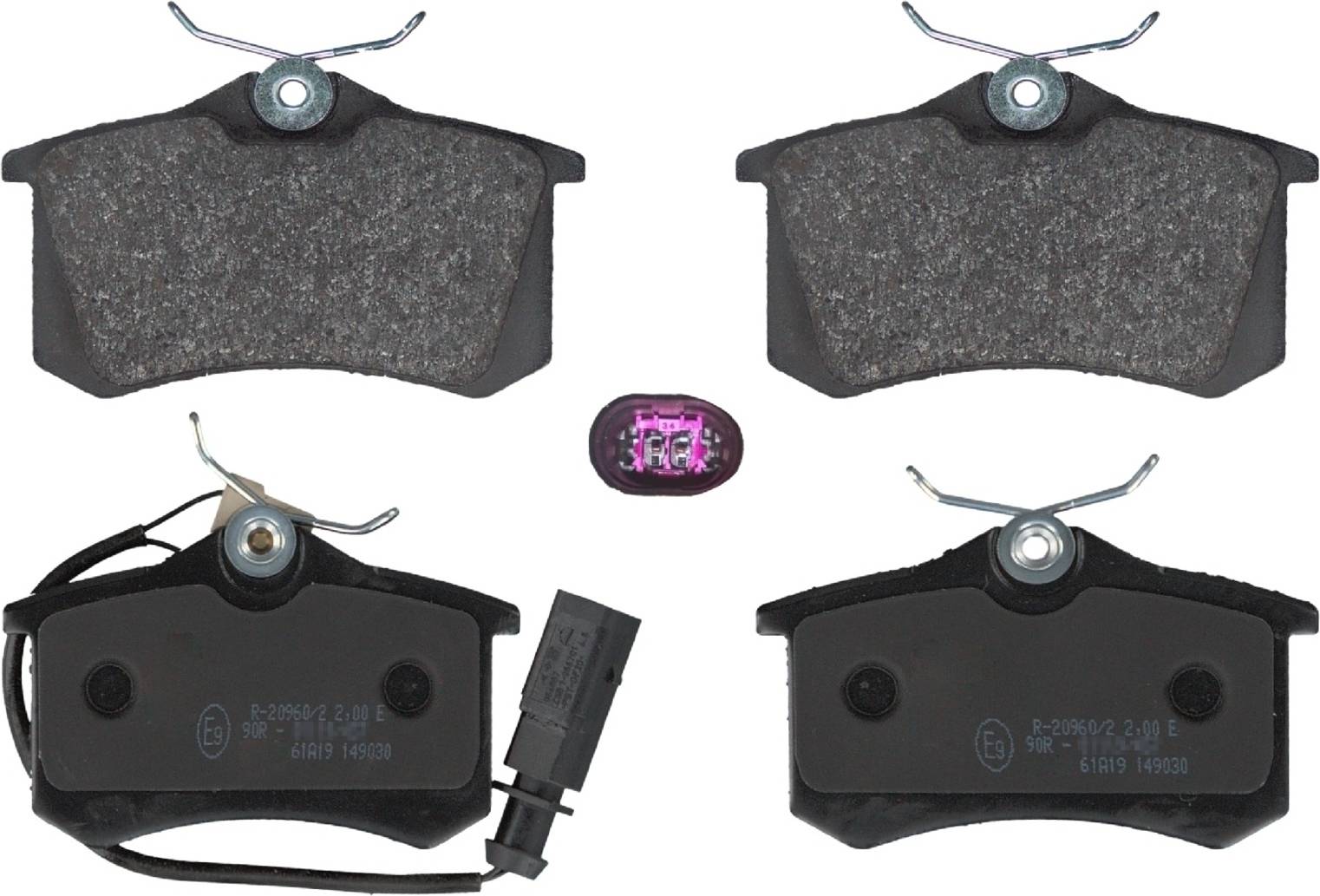 FEBI BILSTEIN Brake Pad Set Rear Axle