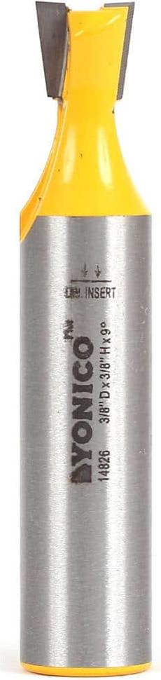 Yonico Dovetail Router Bit 9 Degree Shank