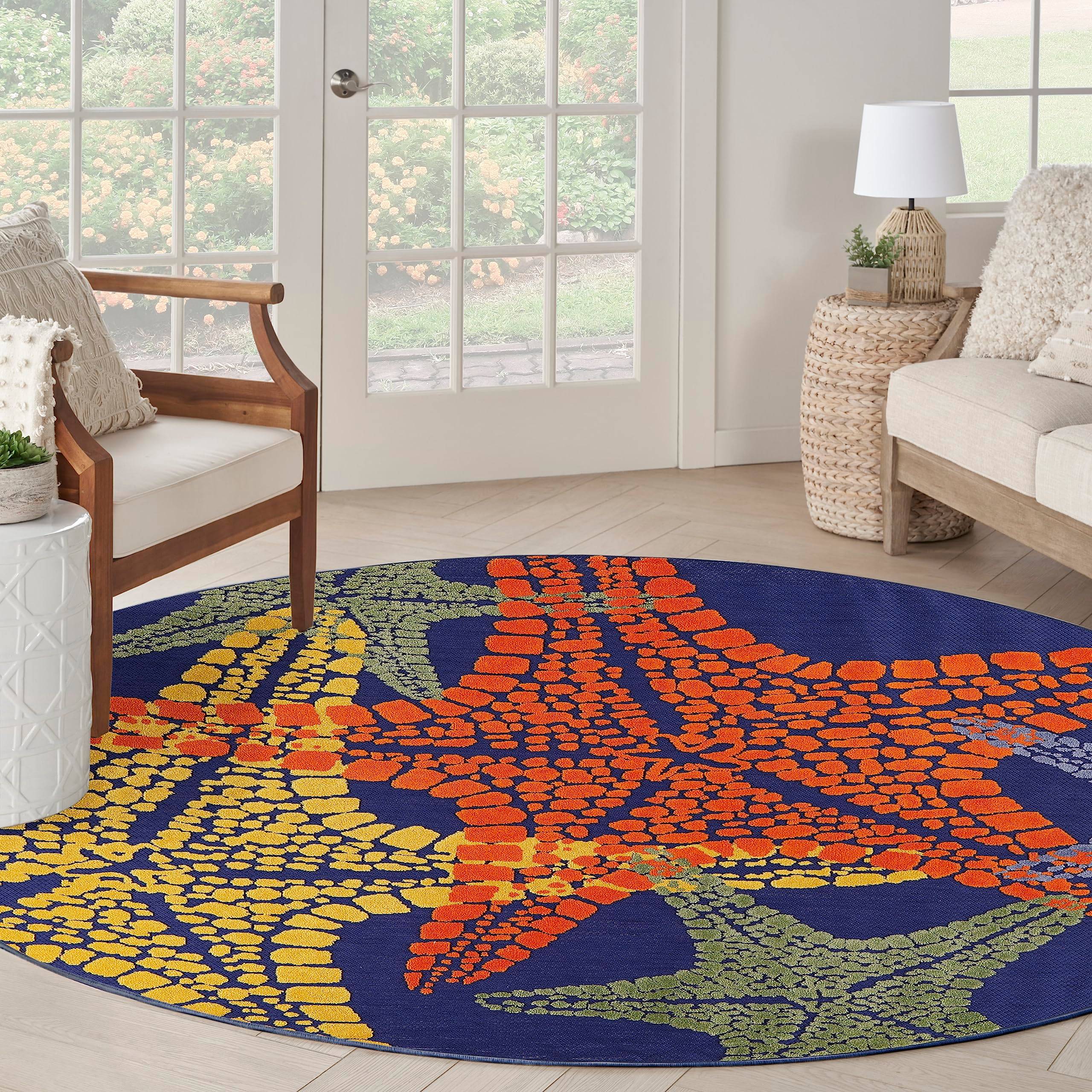 Nourison Aloha Blue