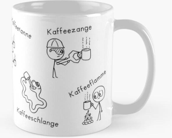 WHIBOS 11oz coffee comic Mug