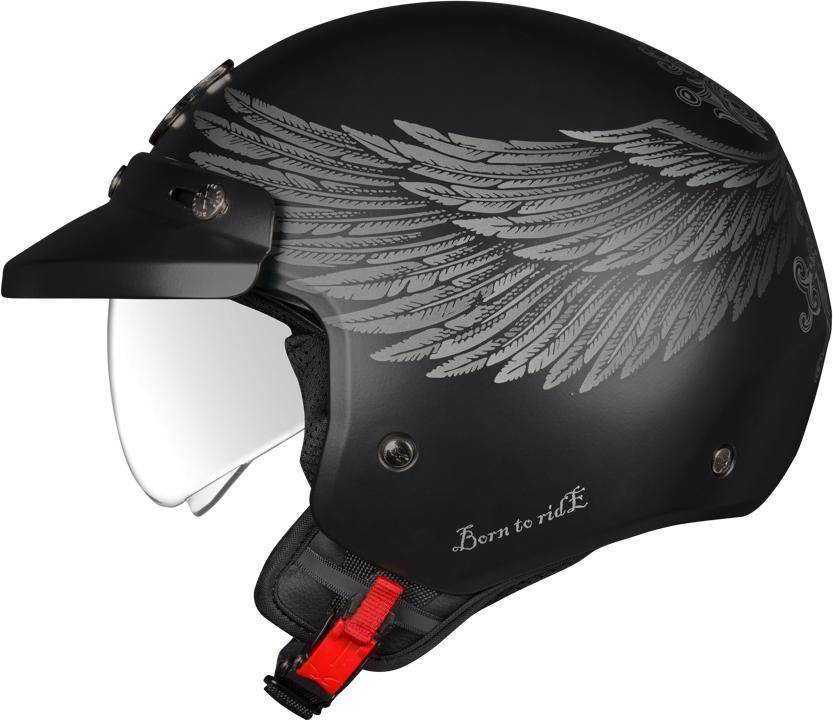 Y.10 Rider Open Face Helmet - Gray