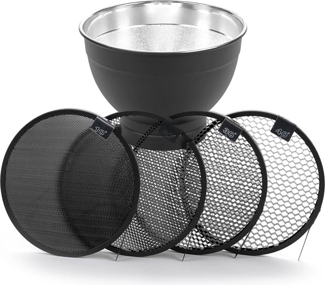 Caruba 7 Inch Reflector With Grid Package