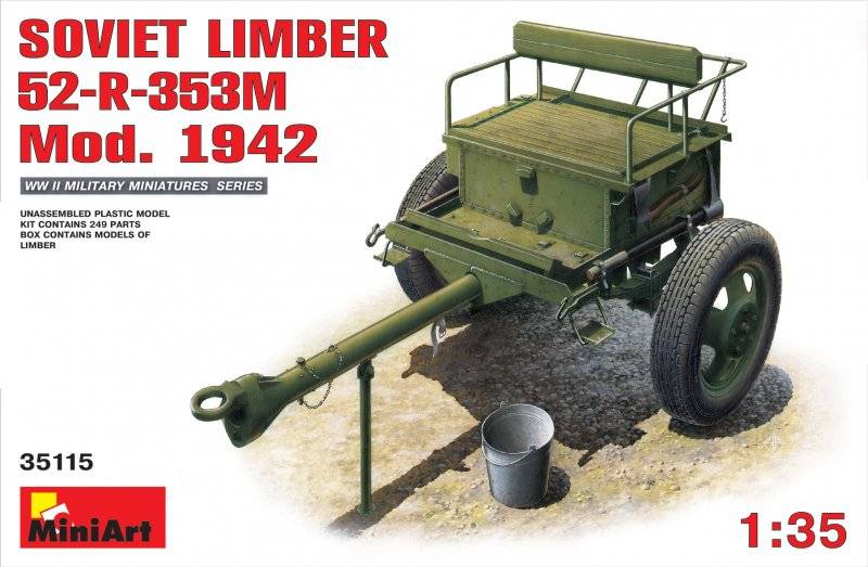 Miniart Soviet Limber 52-R-353M Mod 1942