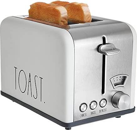 Rae Dunn Rae Dunn Toaster, Steel 2 Slice
