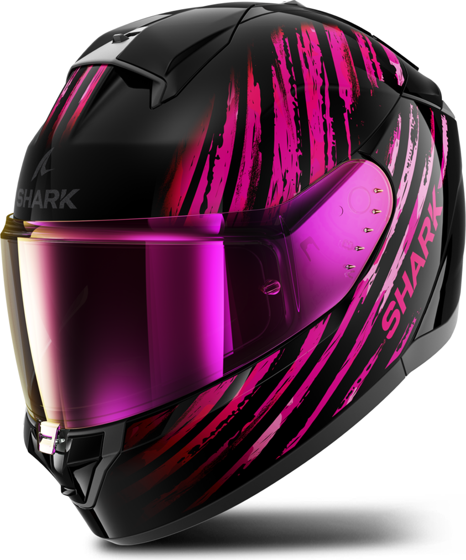SHARK Helmets Integralhjelm Ridill Assya, Sort/Violet/Violet