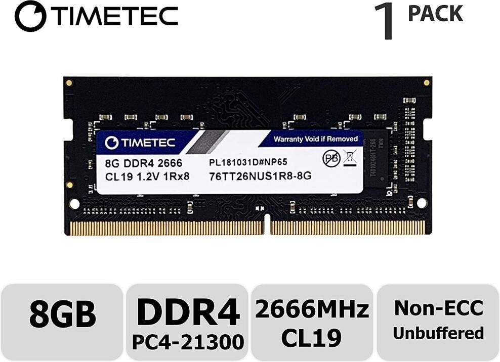 8GB DDR4 2666MHz PC4-21300 RAM Module