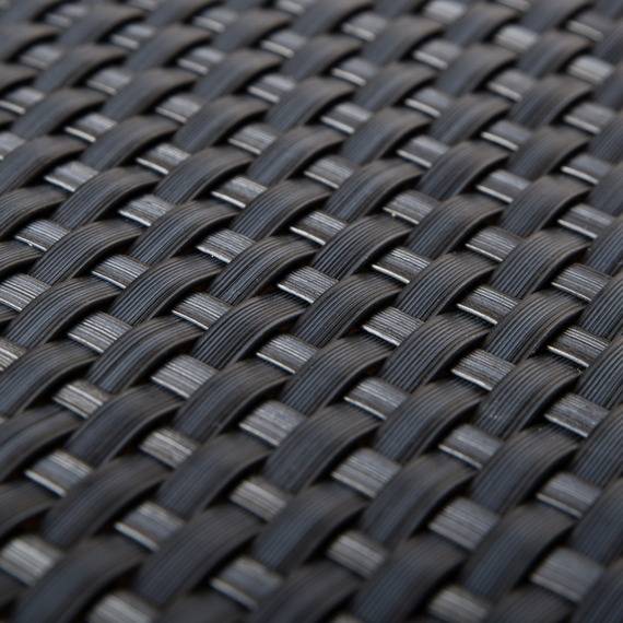 1m Poly Rattan Weave Privacy Screen