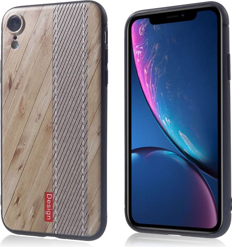 Apple iPhone Xr Embossed Pattern Soft Case Style E