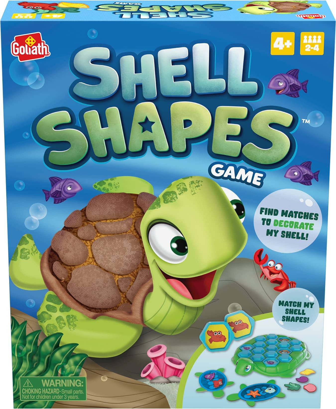 Goliath Shell Shapes Game Develops Blue
