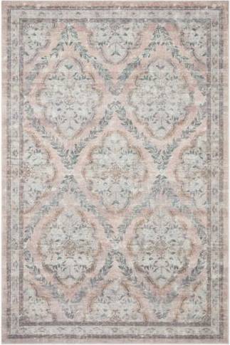 Loloi Area Rug Rifle Loloi Courtyard Pink, Black