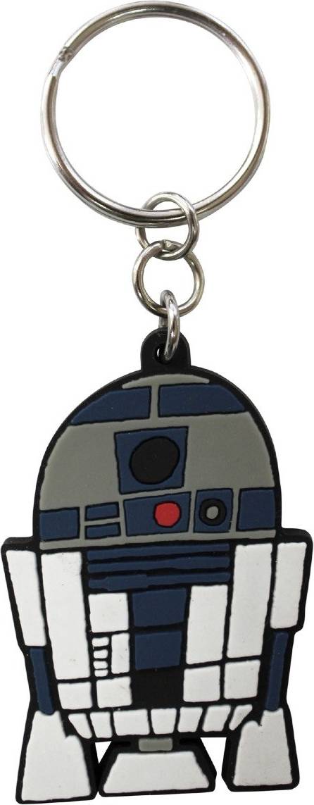 R2d2 Star Wars R2D2 Keychain Rubber - Multicolored