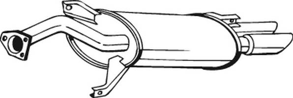 Bosal Rear Silencer 177-243