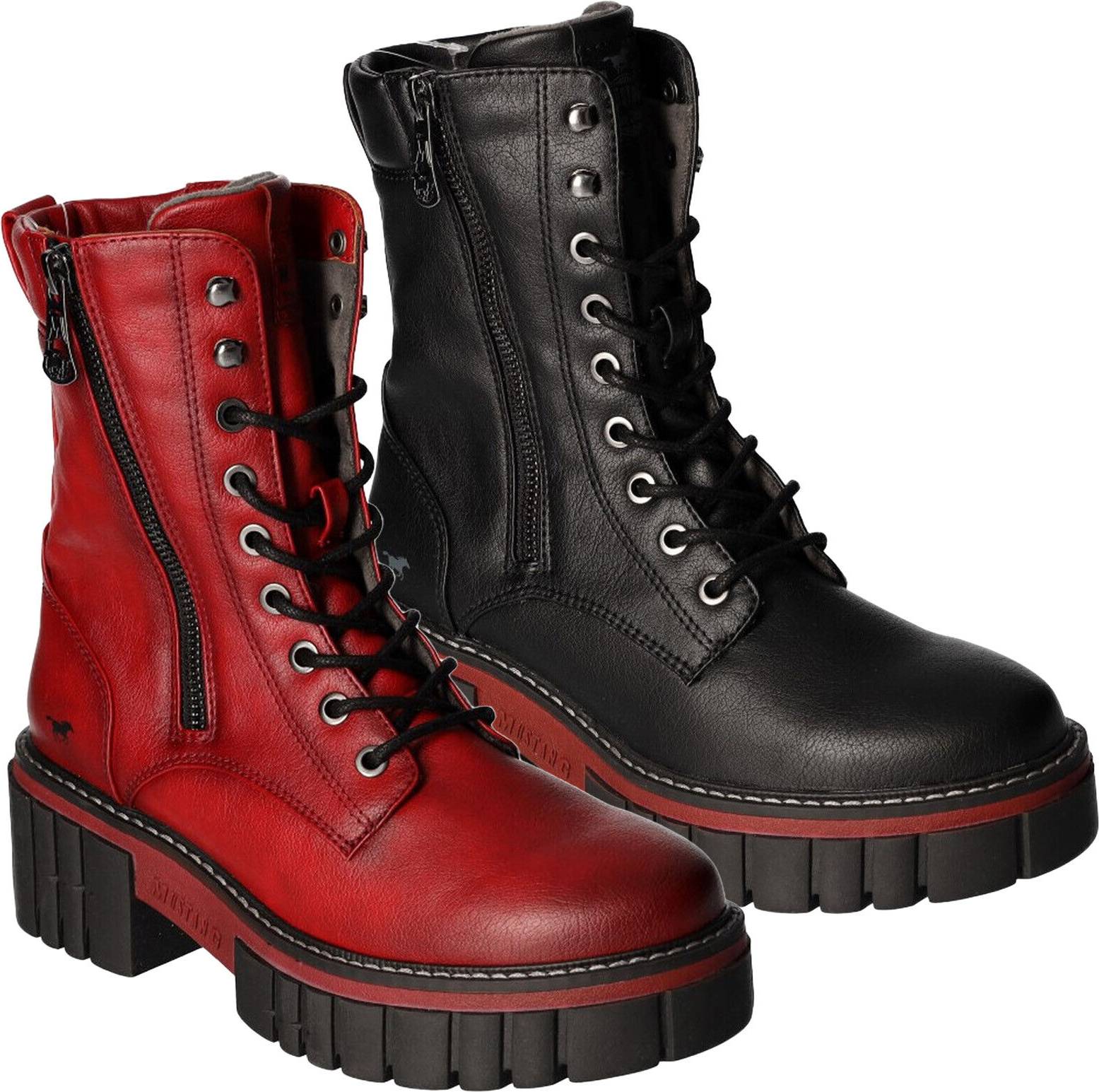 Veterschoenen Hoog - Rood