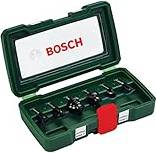 Bosch 6-Piece Tungsten Carbide Router Bit Set