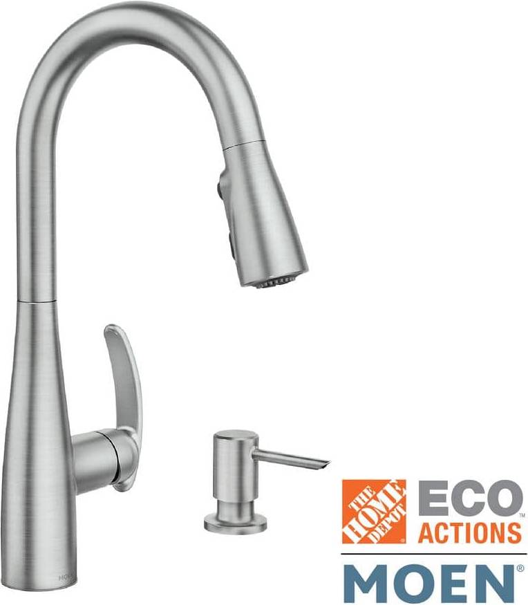 Moen single handle kitchen faucet Moen Reyes Single-Handle Sprayer