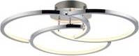 Saxby Lighting Java Semi Chrome Ceiling Flush Light