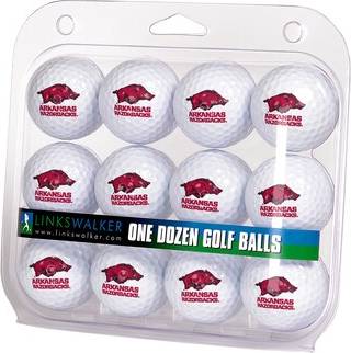 Arkansas Razorbacks 12-Pack Golf Ball Set