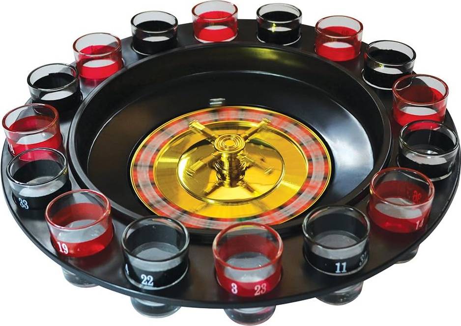 Fizz Creations Drinking Games Roulette Wheel