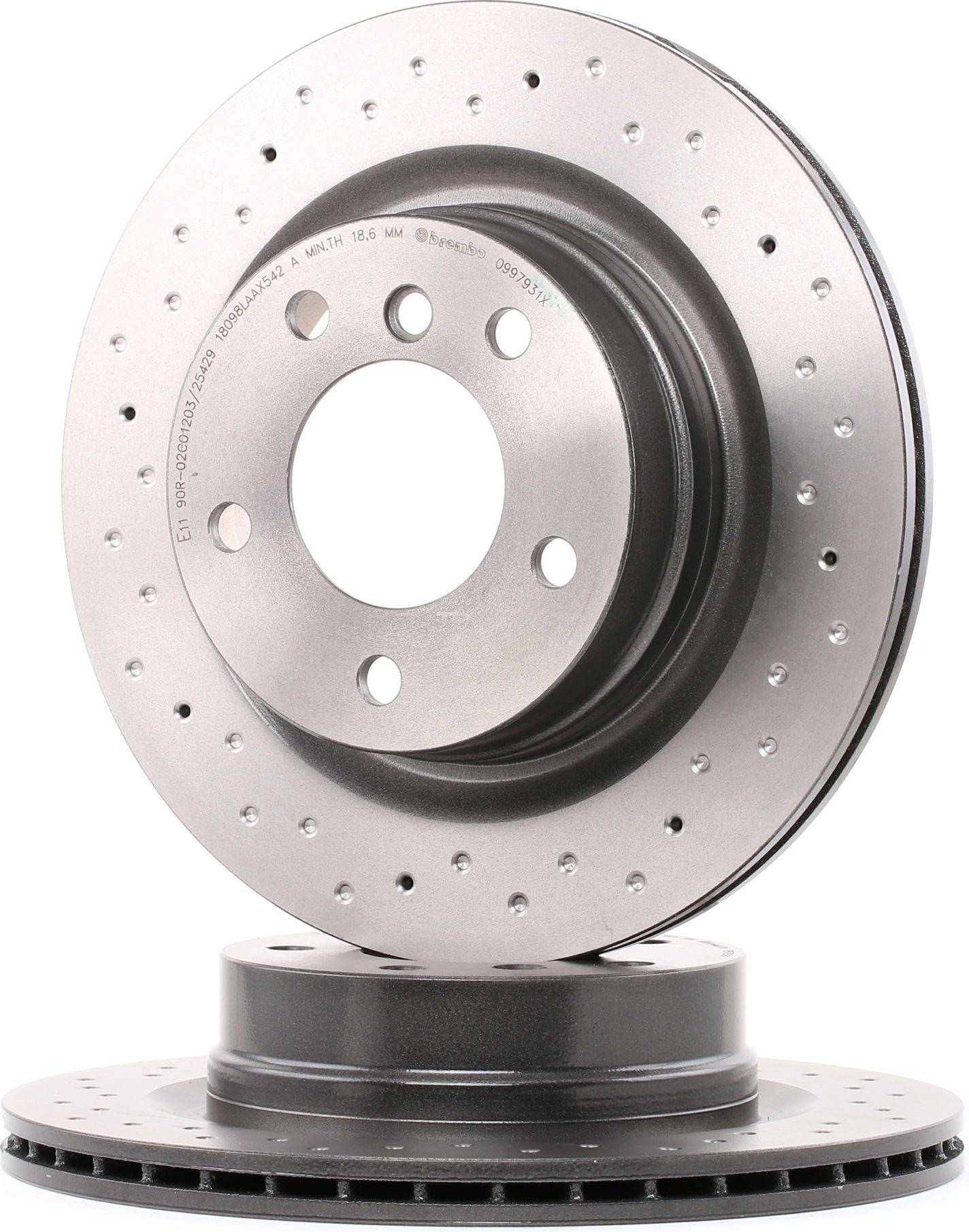 Car bmw Brembo Brake Rotor 2006 Bmw 325i Rear