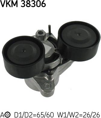 V-Ribbed Belt Set VKMA 38306