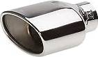 Simoni Racing TRX/74 Exhaust Tip Oval Inox