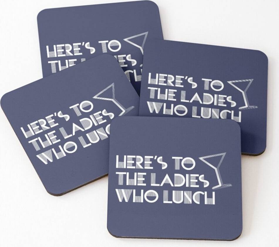 WHIBOS Lunch Set Coaster 4pcs