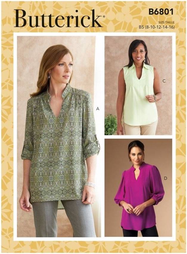 Buttericks Butterick Paper Sewing Pattern 6801
