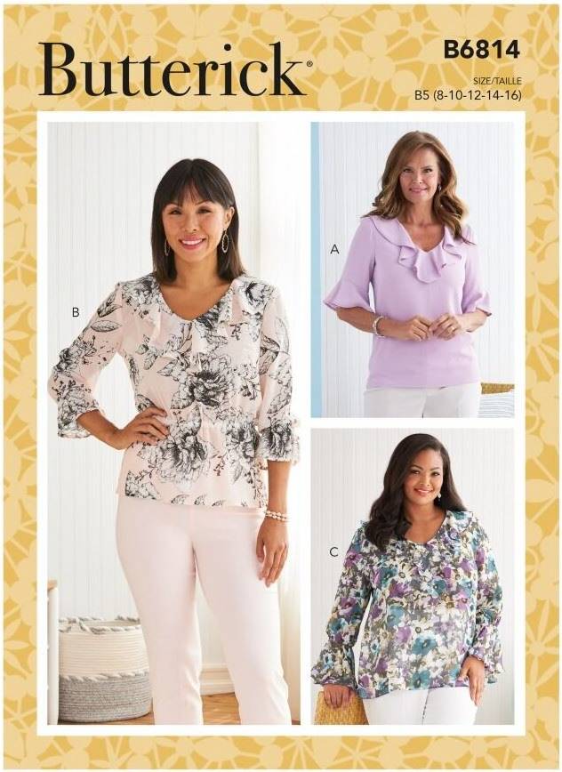 Buttericks Butterick Paper Sewing Pattern 6814