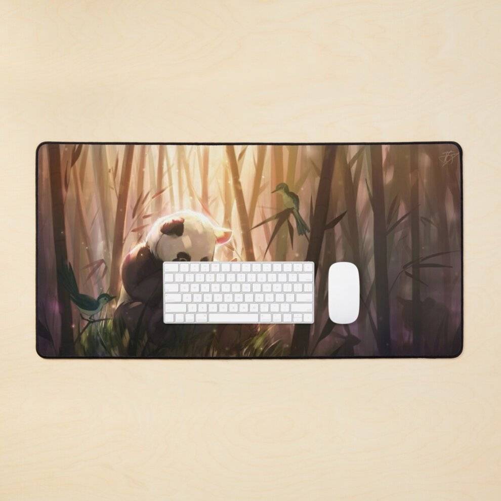 BearLad Mat Cosy Lofi Panda Friends RumpleStudy