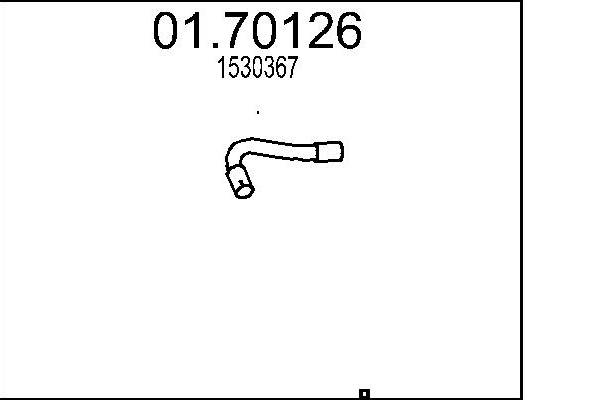 01.70126 Exhaust Pipe Rear