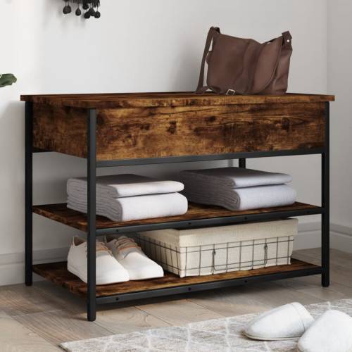 vidaXL Bench Hall Engineered Shoe Rack 70x50cm