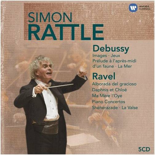 Simon Rattle Simon Rattle DebussyRavel 5 discs 2008 (CD)