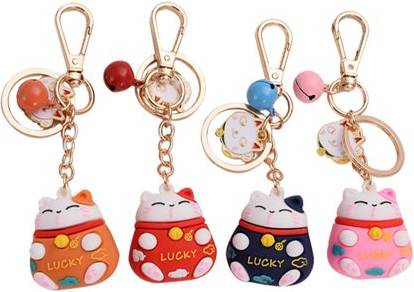 HOMEMAXS Keychain Key Maneki Fortune Neko Keyring