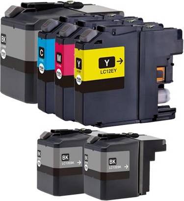 Printerinks Multipack Brother LC12E 2
