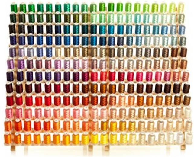 TE Mega Kit 260 Spools Polyester Embroidery Machine Thread
