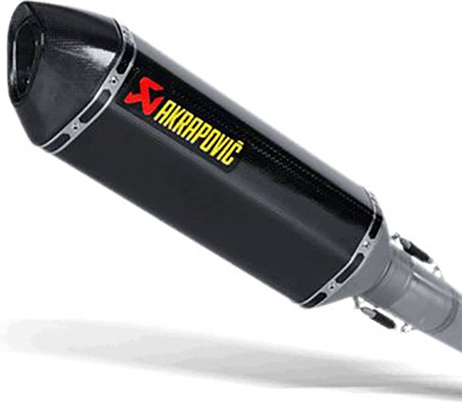 Akrapovic Evolution Kolfiber Rostfritt Stål Racing Line Muffler