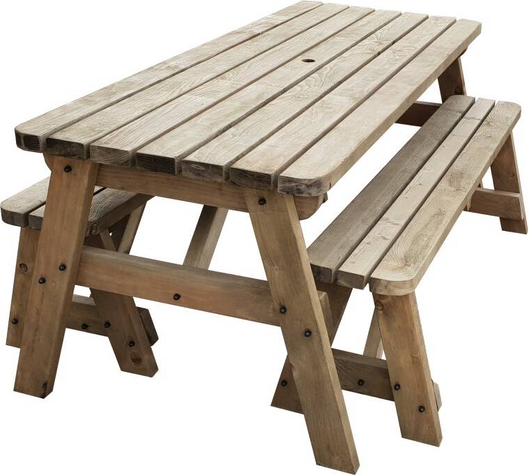 Small wooden garden storage 8ft, Rustic Garden Picnic