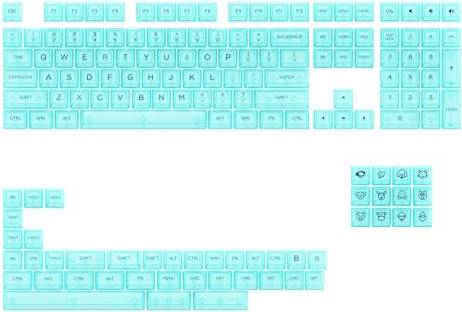 Akko ASA Clear Keycap Set 155-Key Mint