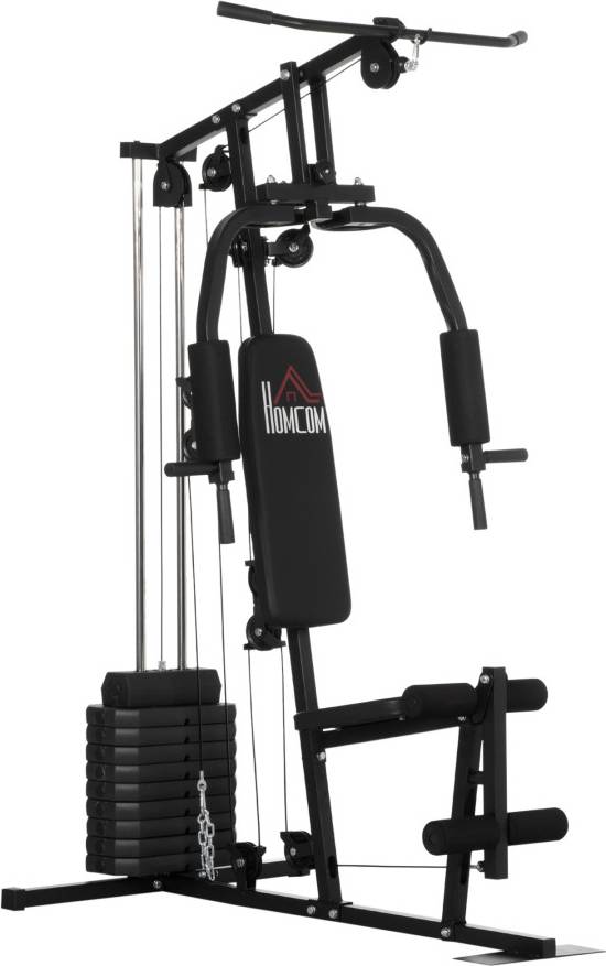 Homcom Multifunction Gym Machine with 45kg Weights