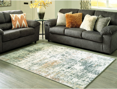 Signature Design by Ashley Area Rug Signature Redlings Red, White