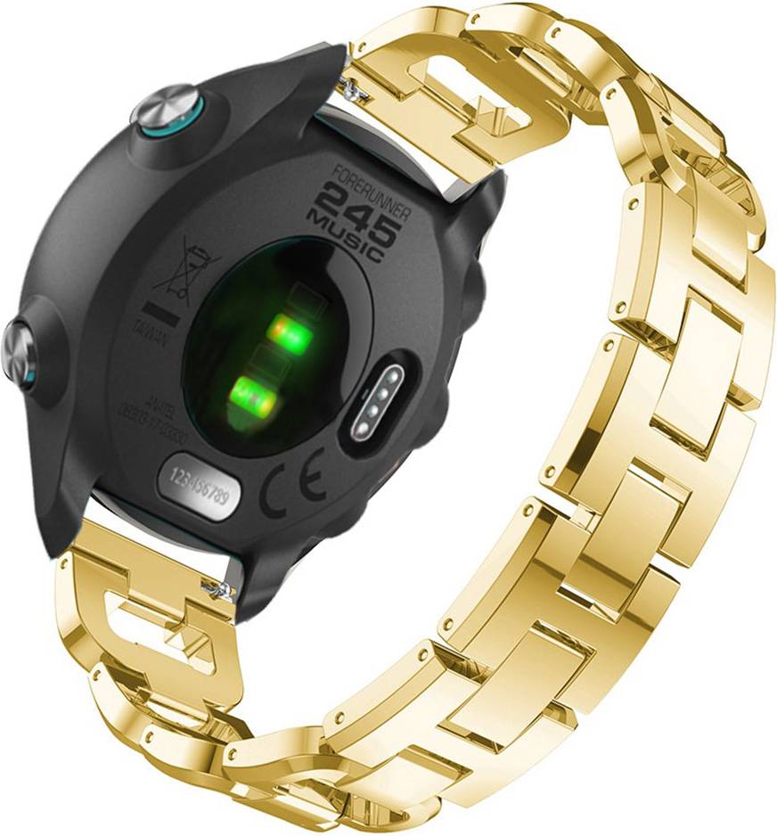 Garmin Forerunner 245 X-Shape Rhinestone Watch Band Gold