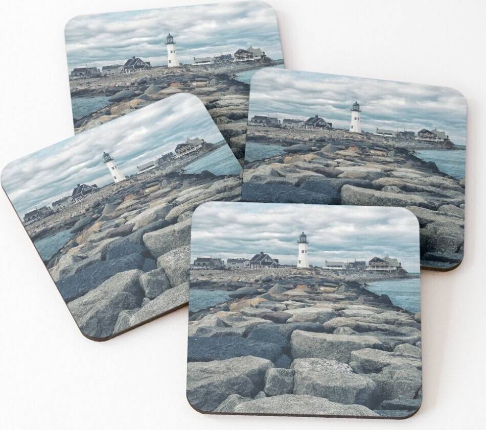 WHIBOS Scituate Light Set Coaster 4pcs