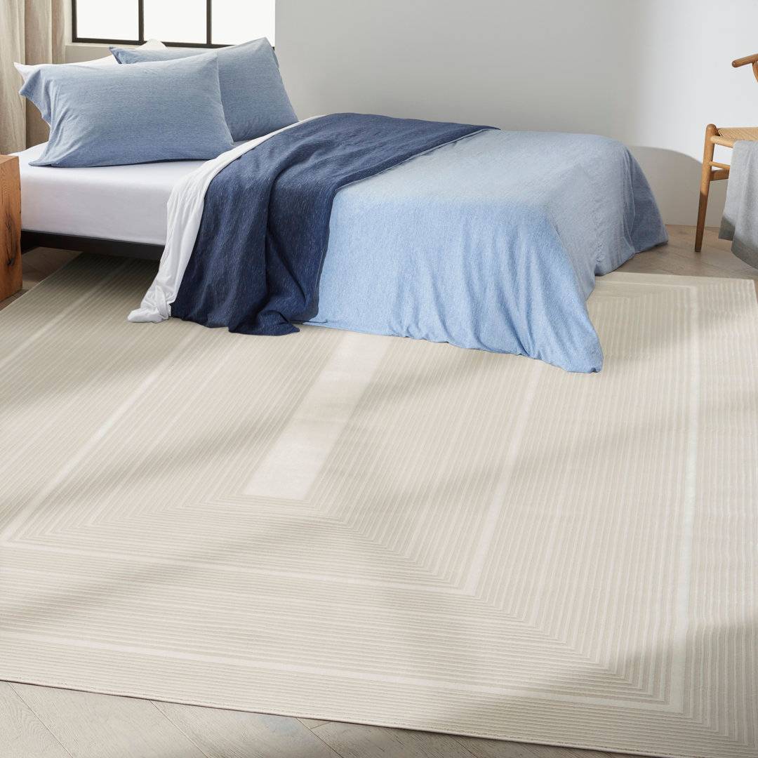 Machine Woven Ivory Rug