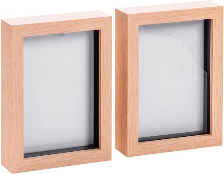 Nicola Spring Box Picture Deep 3D Display 5x7 x2 Photo Frame