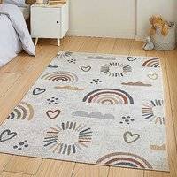 Washable rugs Think Rugs Vida Kids Washable Rainbow Sun Multi